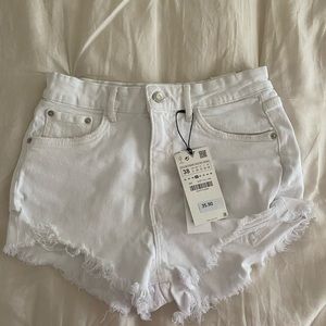 brand new zara jean shorts